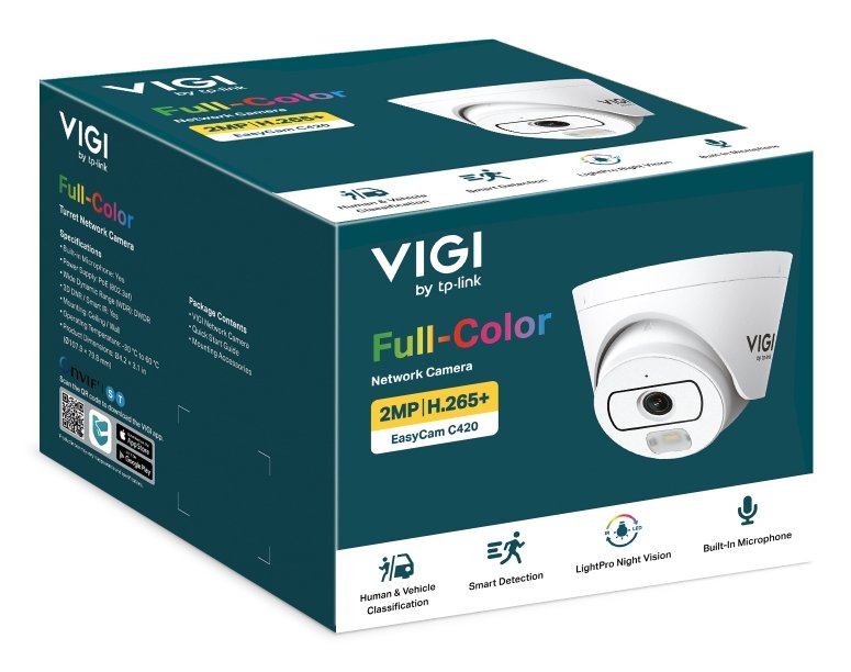 Camara Vigi Easycam 2mp Full-Color Turret 2.8mm