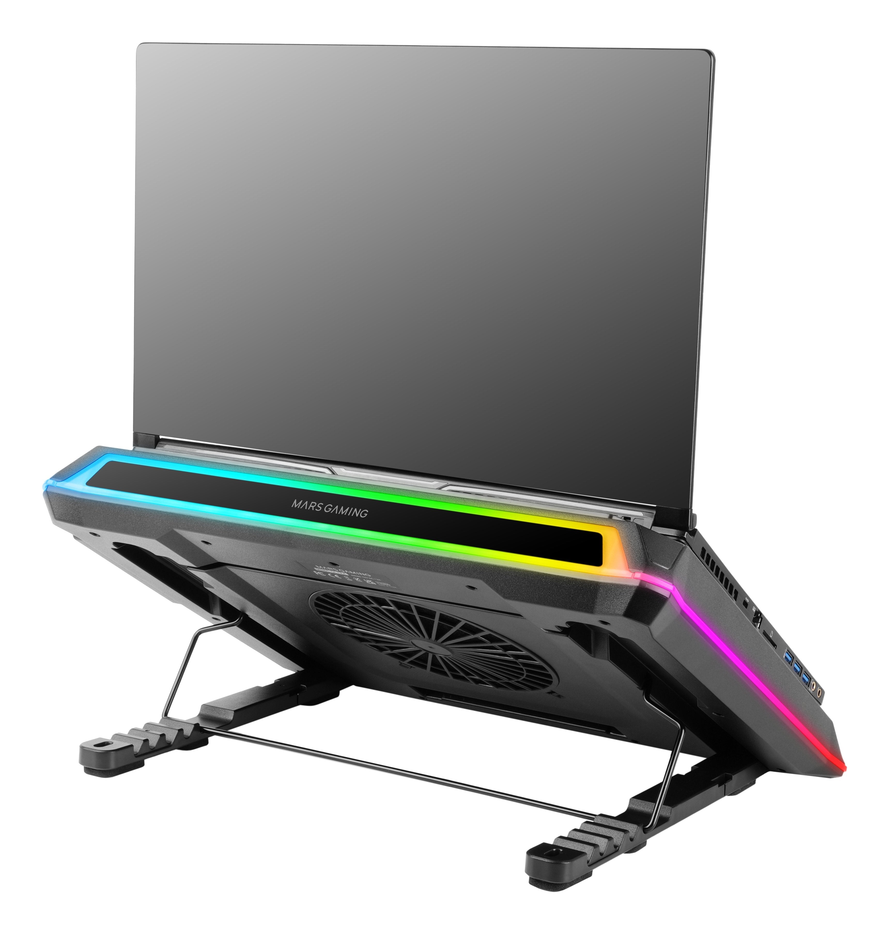 Soporte Refrigerante Mars Gaming Mnbc-Ultra Para Portátiles Hasta 18' Iluminación Led