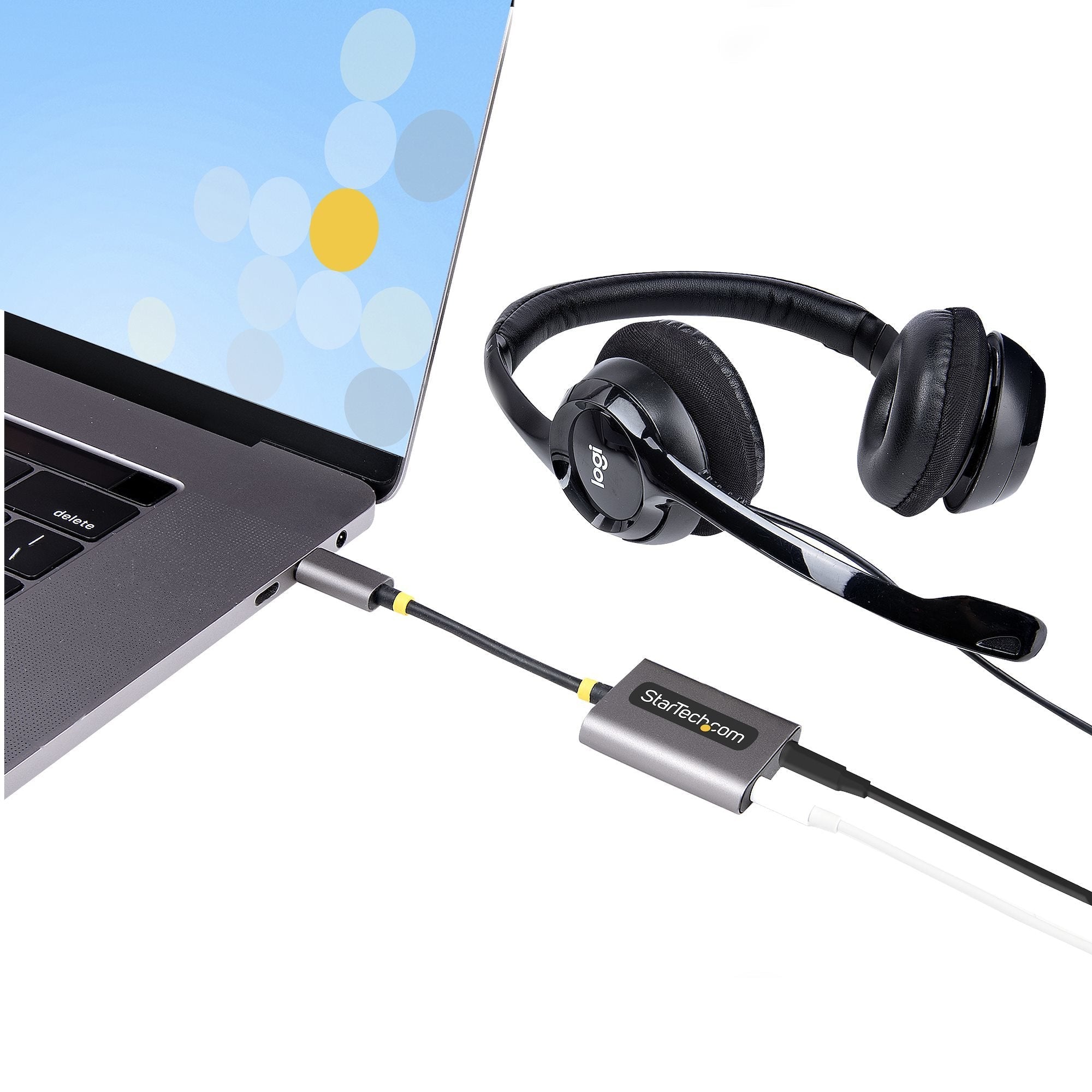Startech Divisor Usb-C De Audio De 3,5