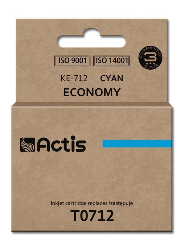 EAN 5901452129620 - Actis KE-712 cartucho de tinta 1 pieza(s) Compatible Rendimiento estándar Cian imagen 1