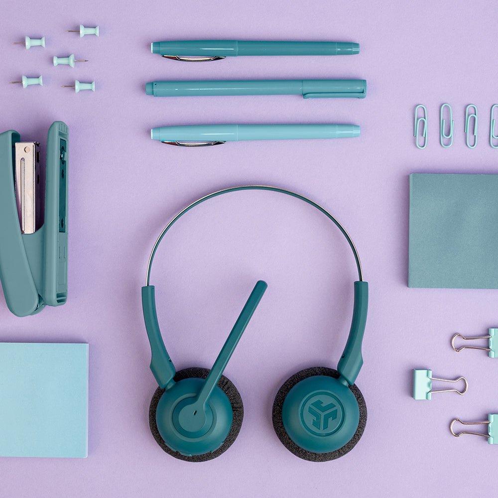 Jlab Go Work Pop Wireless Headphones Teal Cablelos