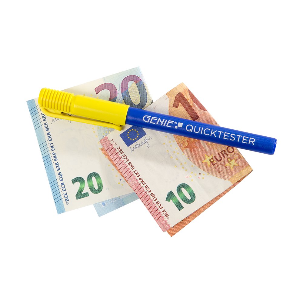 Genie 11794 Detector De Billetes Falsos Azul, Amarillo