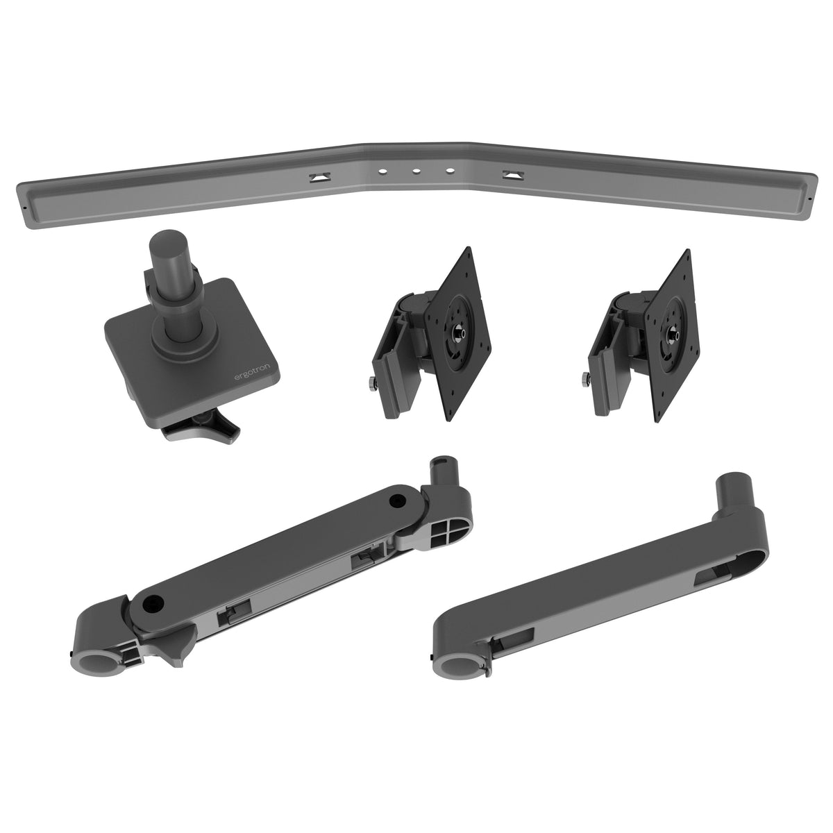Ergotron Lx Pro - Kit De Fijación (Brazo Articulado) - Modular - Para 2 Lcd-Displays - Gris Oscuro - Tamaño De Pantalla: Hasta 68,6 Cm (Hasta 27 Pulgadas)