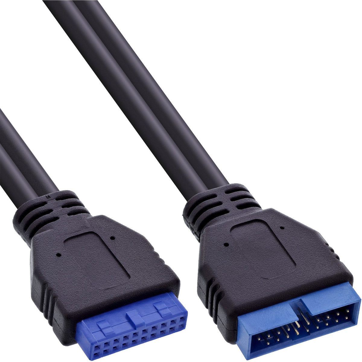 Inline Cable Placa Base Usb 3.0 Cabezal Interno Macho A Hembra 0,35 M