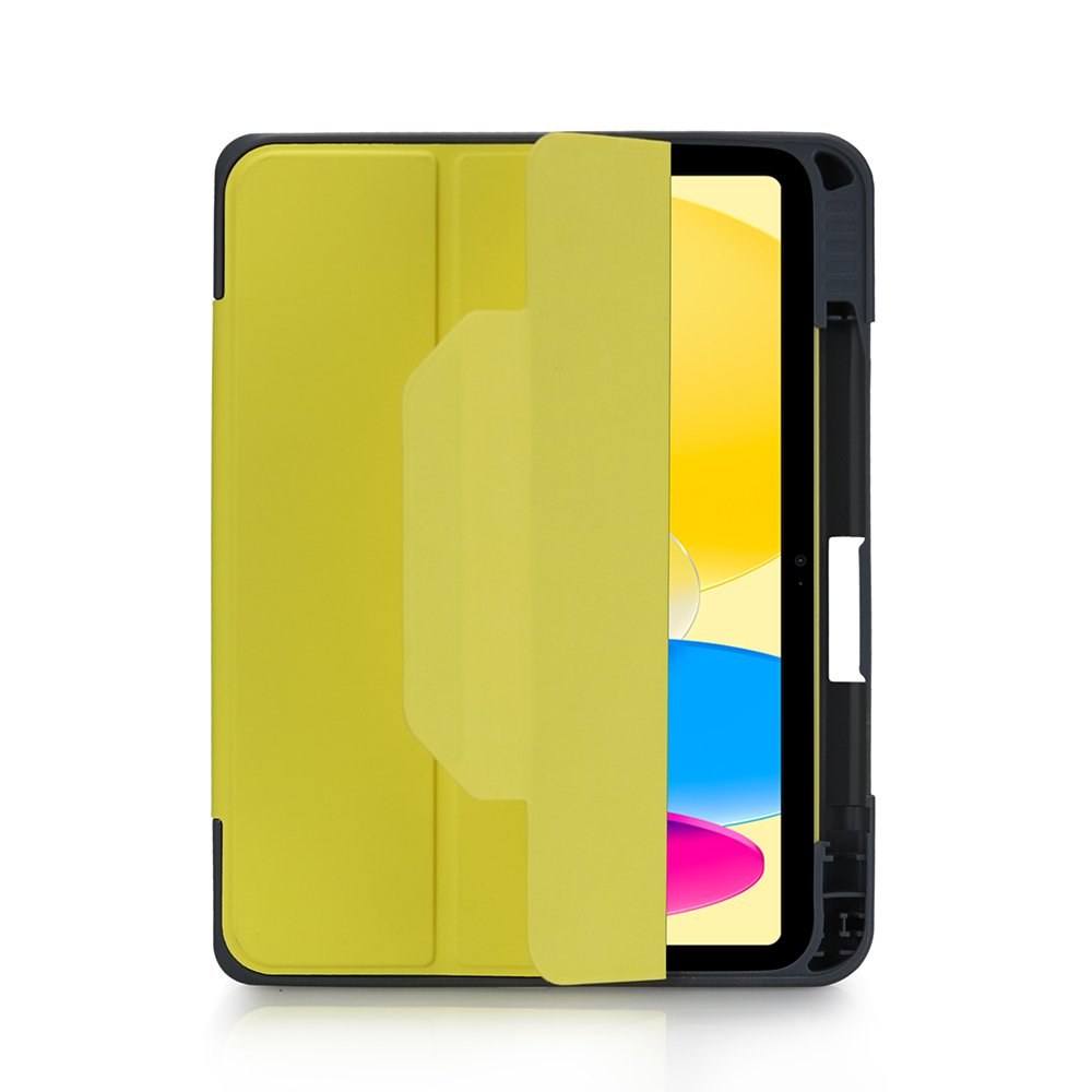Funda Resistente Deqster 40-1013774 Para Ipad De 10,9" Y Ipad De 11" Amarillo  Transparente