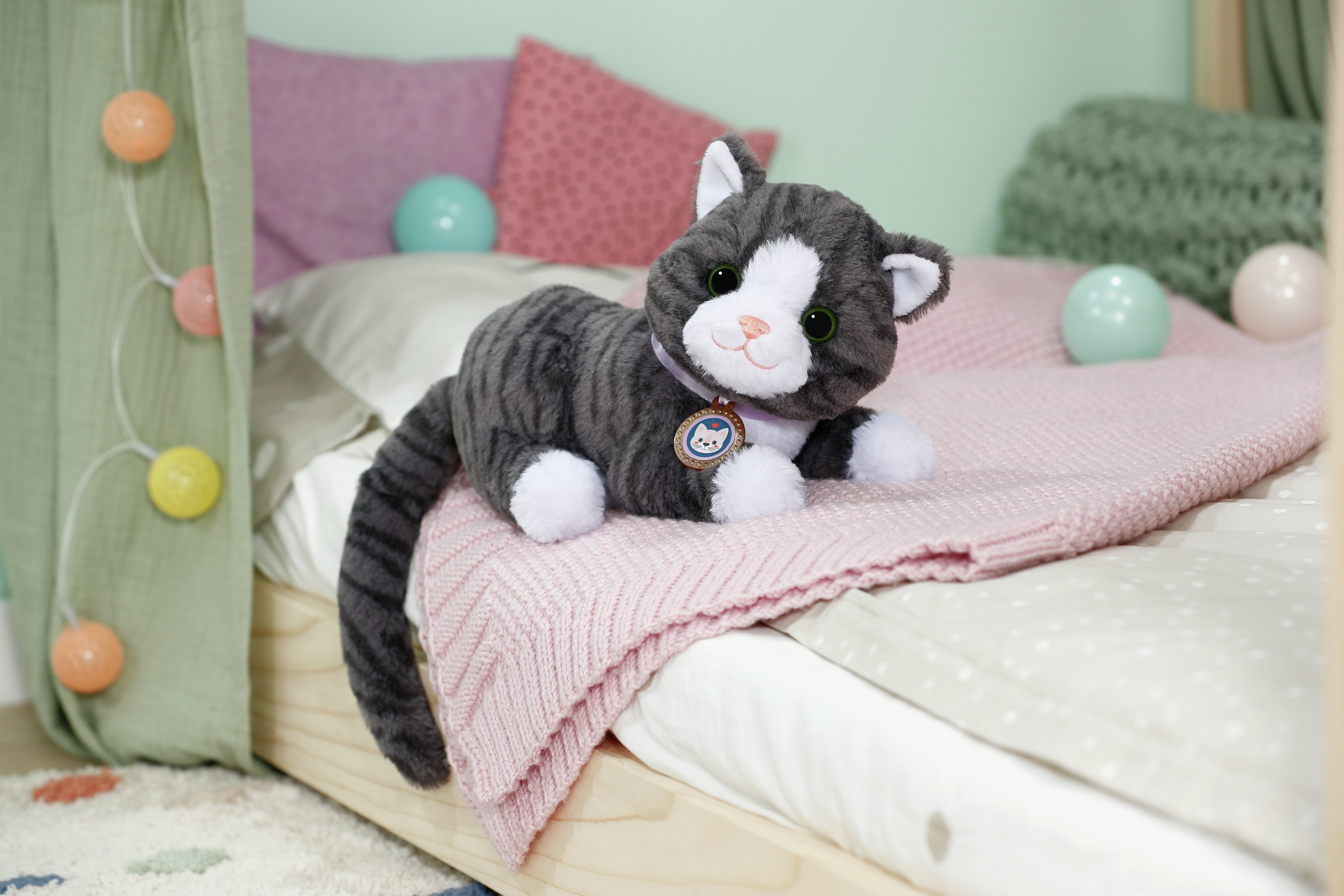 Zapf Creation Baby Born® My Kitten Cookie Con Caja, Accesorios De Muñecas 43 Cm 837580