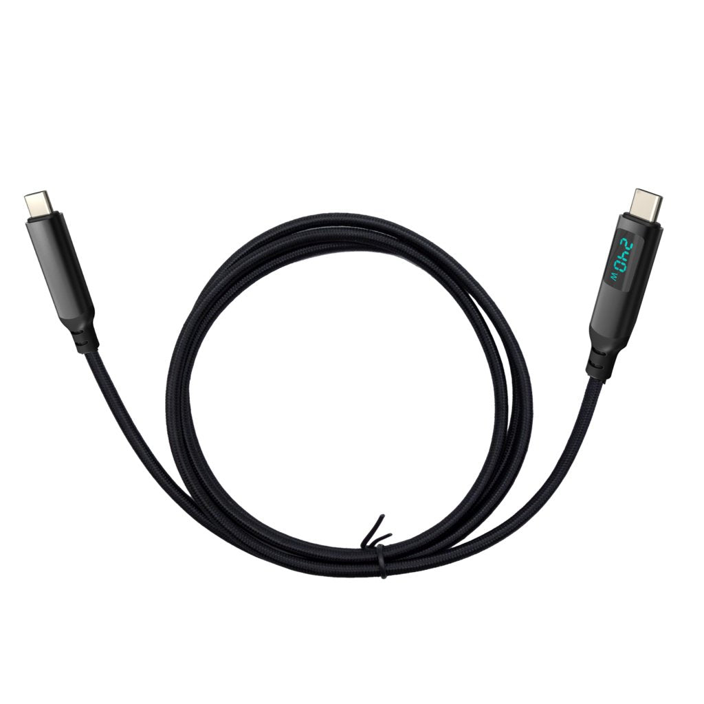 I-Tec Thunderbolt 4 Usb4 Class Pro Cable 240w With Lcd 40 Gbps 150 Cm