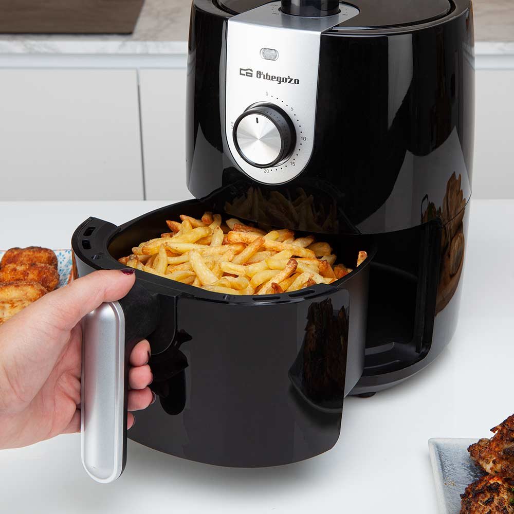 Freidora Por Aire Sin Aceite Orbegozo Fdr 27 1200w Capacidad 2.5l