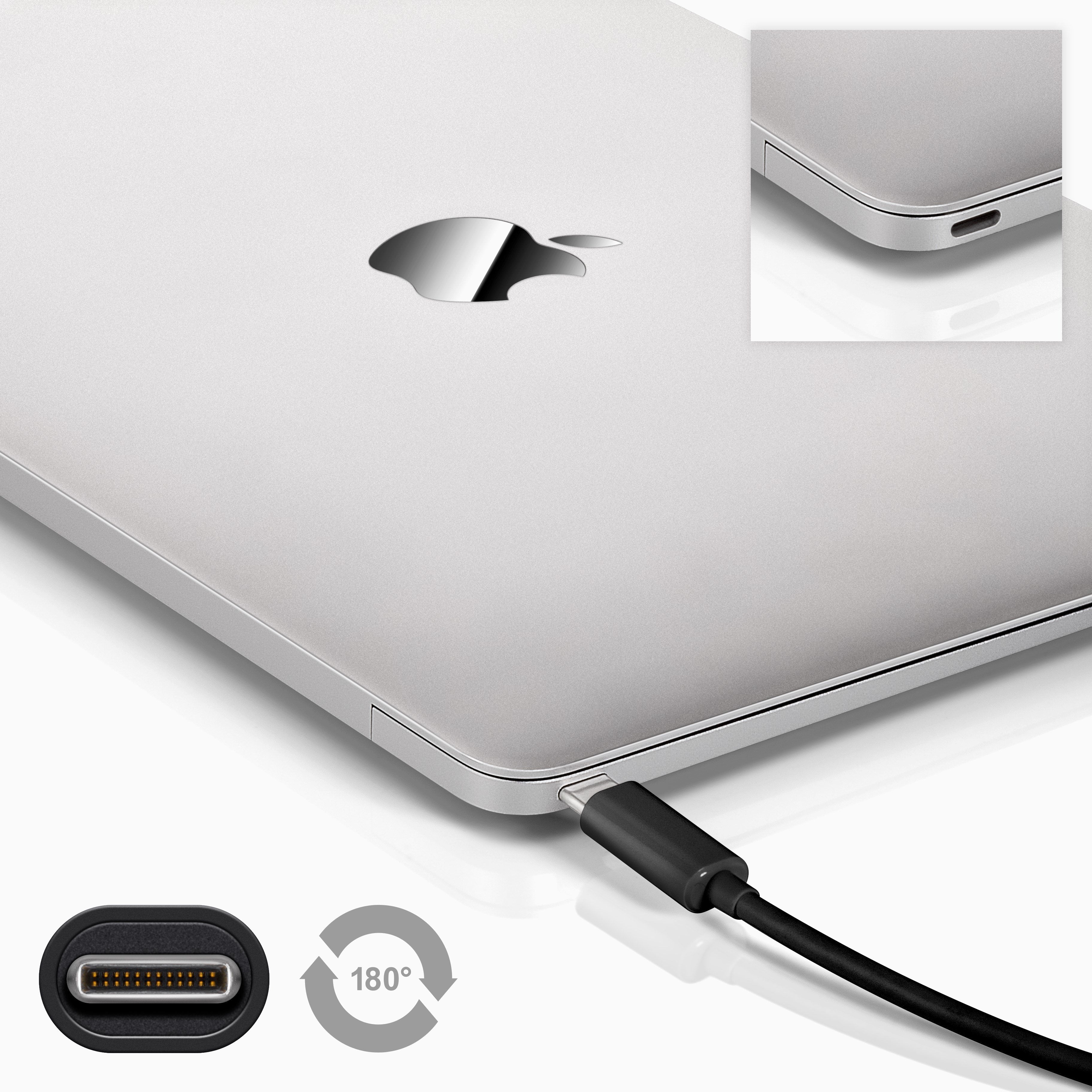 Usb 3.0 Superspeed Cable > Usb-C 0.6 M - Usb 3.0 Micro Plu
