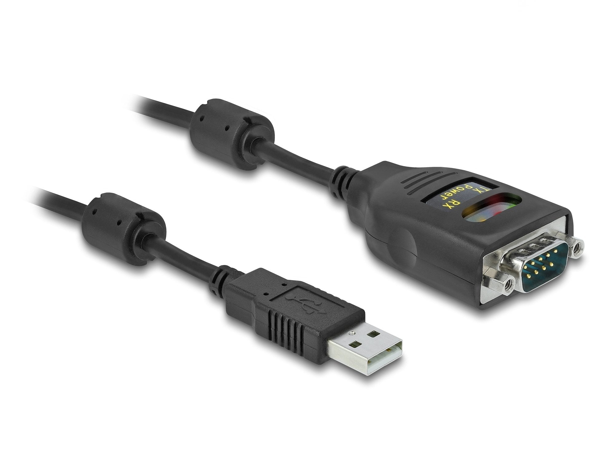 Delock 64154 Adaptador Usb 2.0 Tipo-A A Serie Rs-232 D-Sub 9 Pines 2,5 Kv Aislamiento Galvánico 2 M