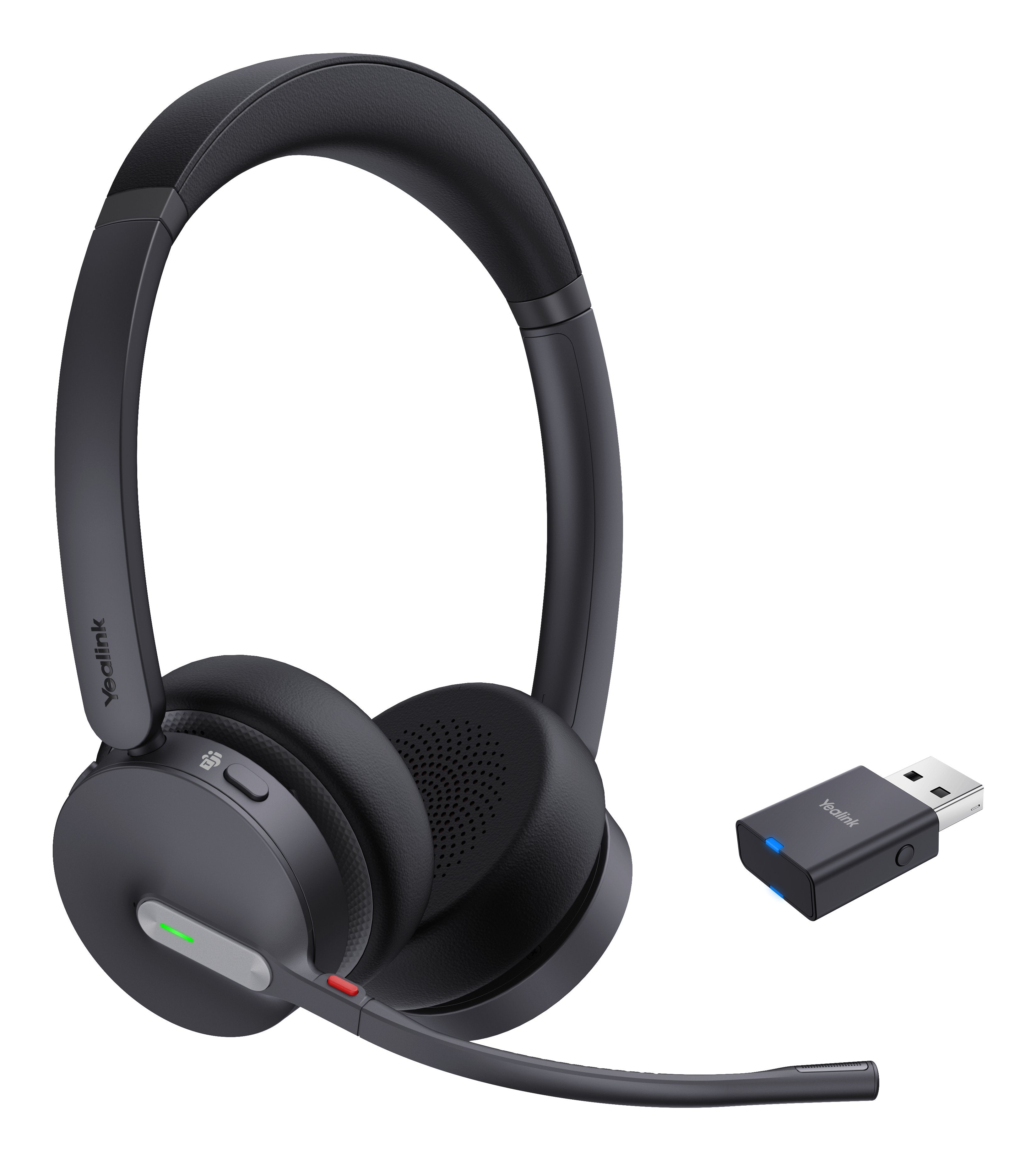 Auriculares Yealink Wh64 Hybrid Dual Teams, Negros, Variante Teams, Modos Dect Y Bluetooth Wh64 Hybrid Dual Teams
