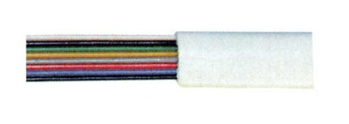 S-Impuls Cable Telefónico 8-Adrig Plano Blanco 10m