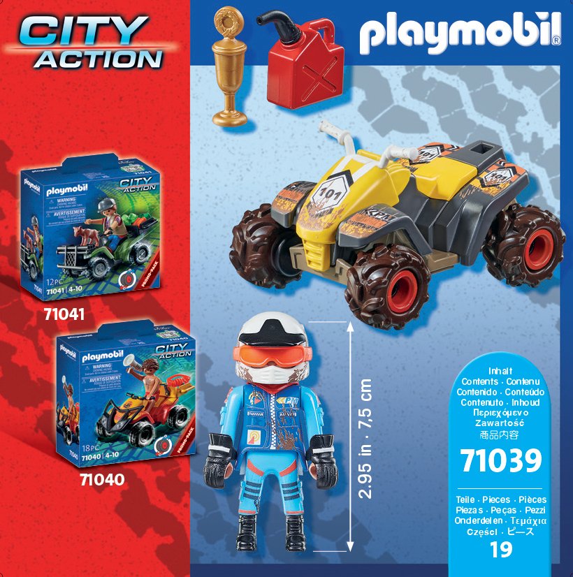 Playmobil 71039 Offroad-Quad, Konstruktionsspielzeug 71039