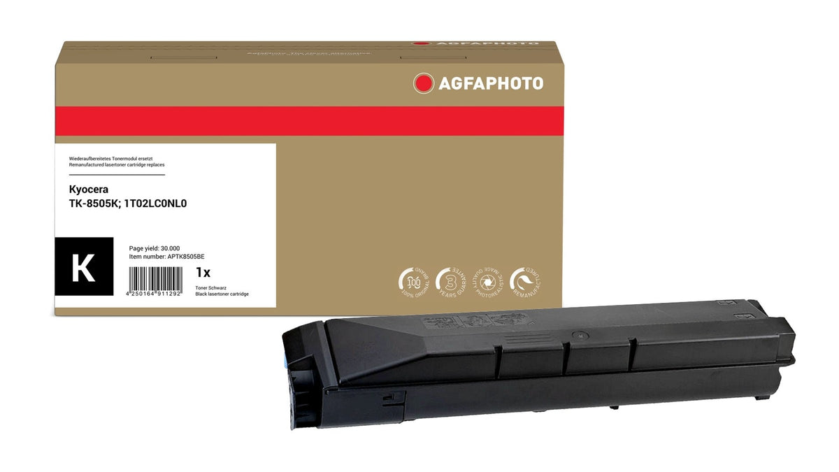 EAN 4250164847713 - AgfaPhoto APTK8505BE cartucho de tóner Compatible Negro imagen 1