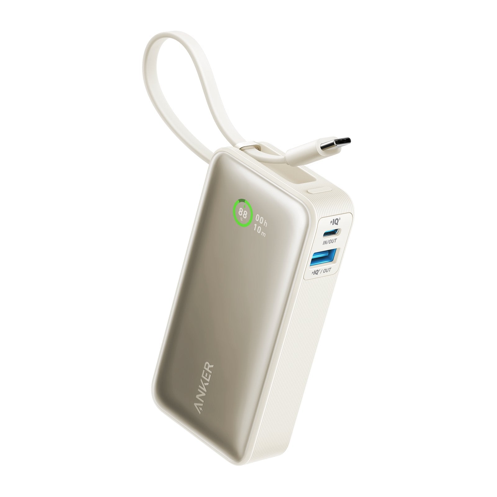Anker Innovations Anker Nano - Powerbank - 10000 Mah - 30 Watt - 3 A - 2 Tomas De Salida (Usb-C, Usb)