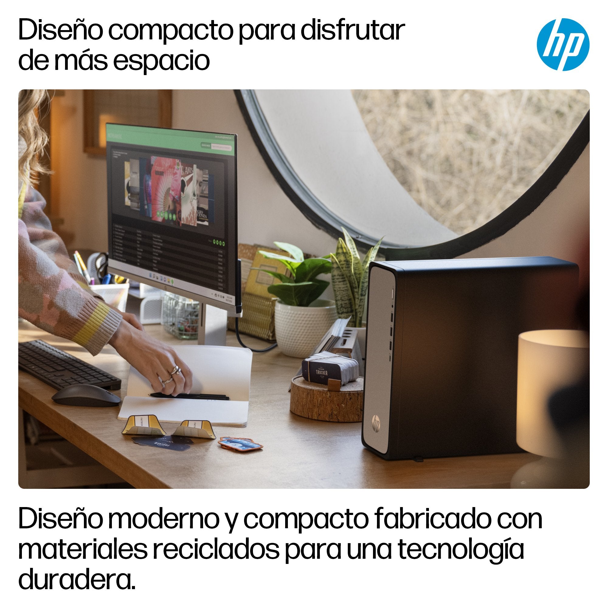 EAN 0821844684061 - HP OmniDesk Slim Desktop S03-0031ns PC Intel® Core™ i3 i3-14100 8 GB DDR5-SDRAM 512 GB SSD Windows 11 Hom imagen 6