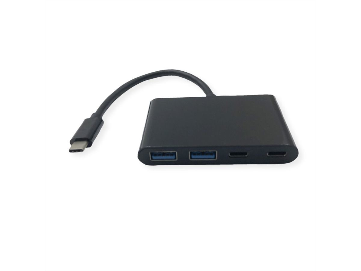Value Usb 3.2 Gen 2 Hub, 4fach (2x A+ 2x C), Typ C Anschlusscable