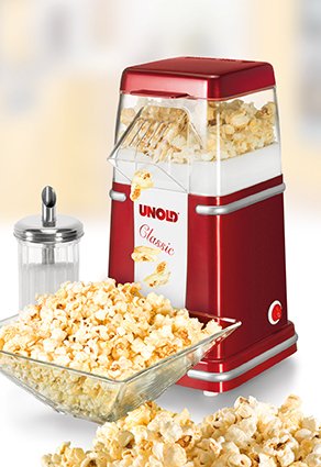 Unold Classic Palomitas De Maiz Poppers Rojo, Plata, Blanco 900 W