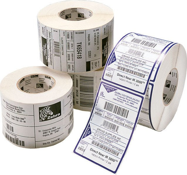 Etiquetas  Papel  102x51mm  Thermal Transfer  Z-Perform 1000t  No Revestido  Adhesivo Permanente  76mm Core  Perforation