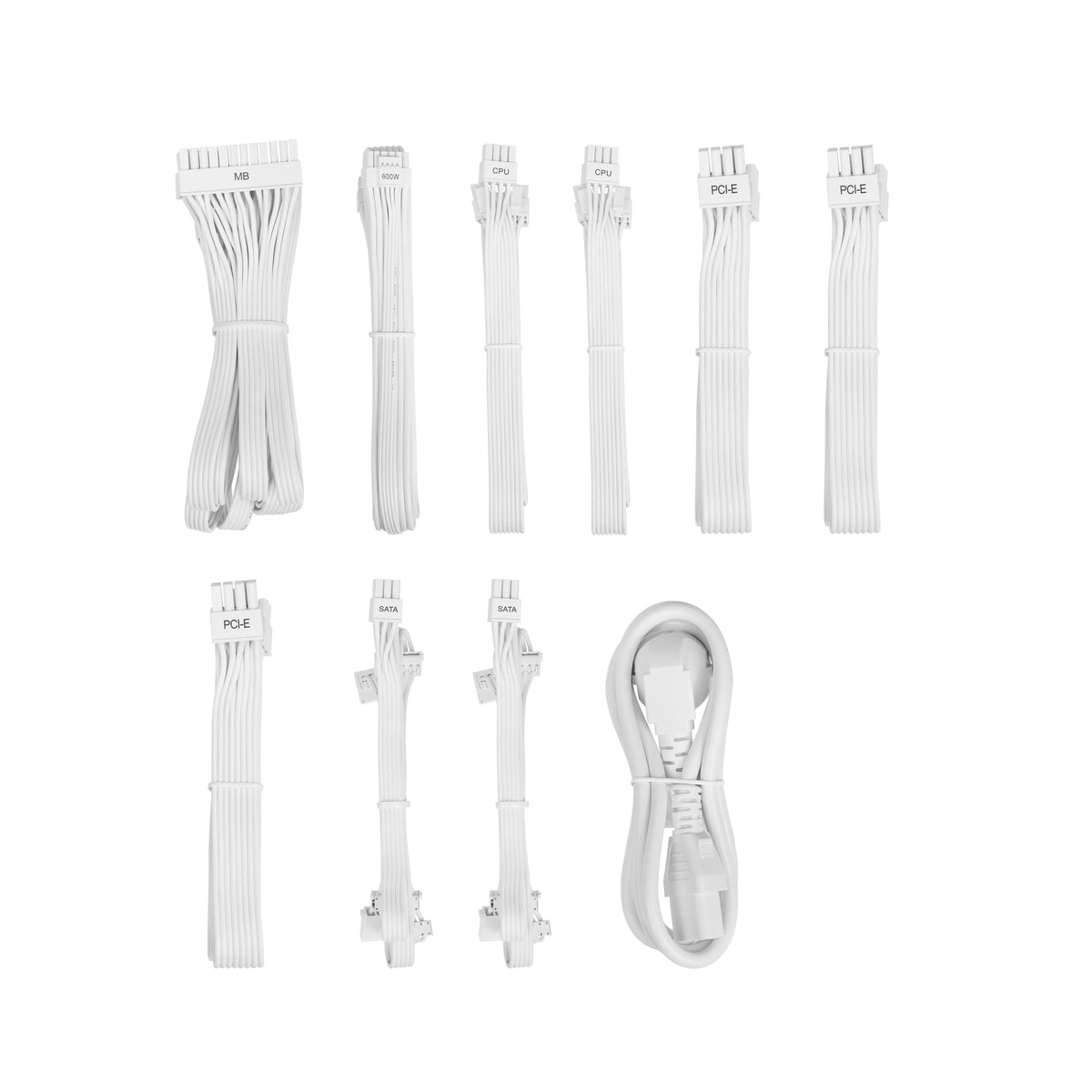 Fuente De Alimentación  Ocypus Iota P1000 1x Gpu De Alta Potencia De 12 Pines, 3x Pcie, Gestión De Cables, 1000 Vatios Blanco Iota-P1000-G1ffw