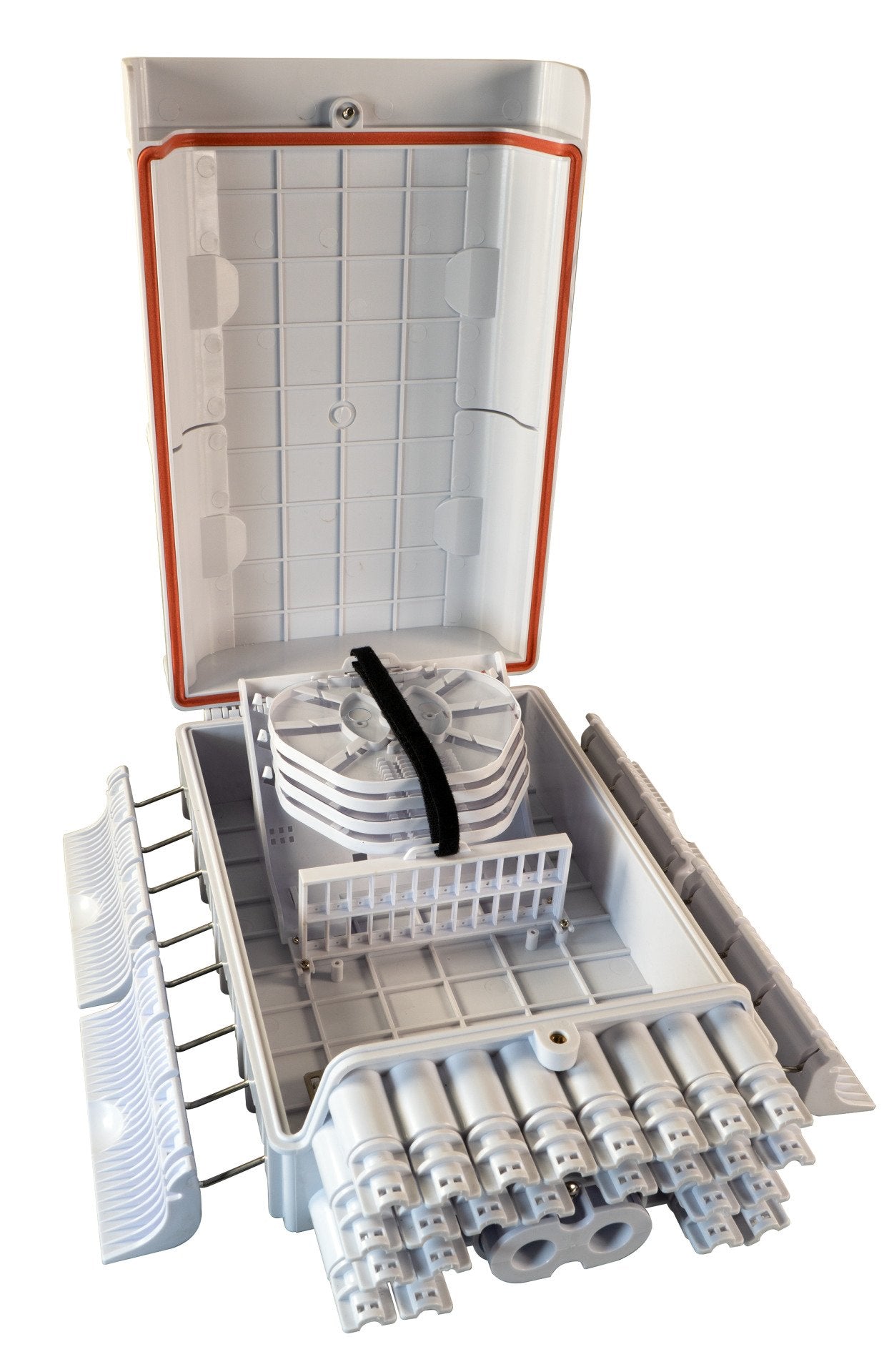 Efb Ftth Ip65 Anschlussbox Fr 48 Fasern,24 Kupplungen Und Faserberlngenaufnahme