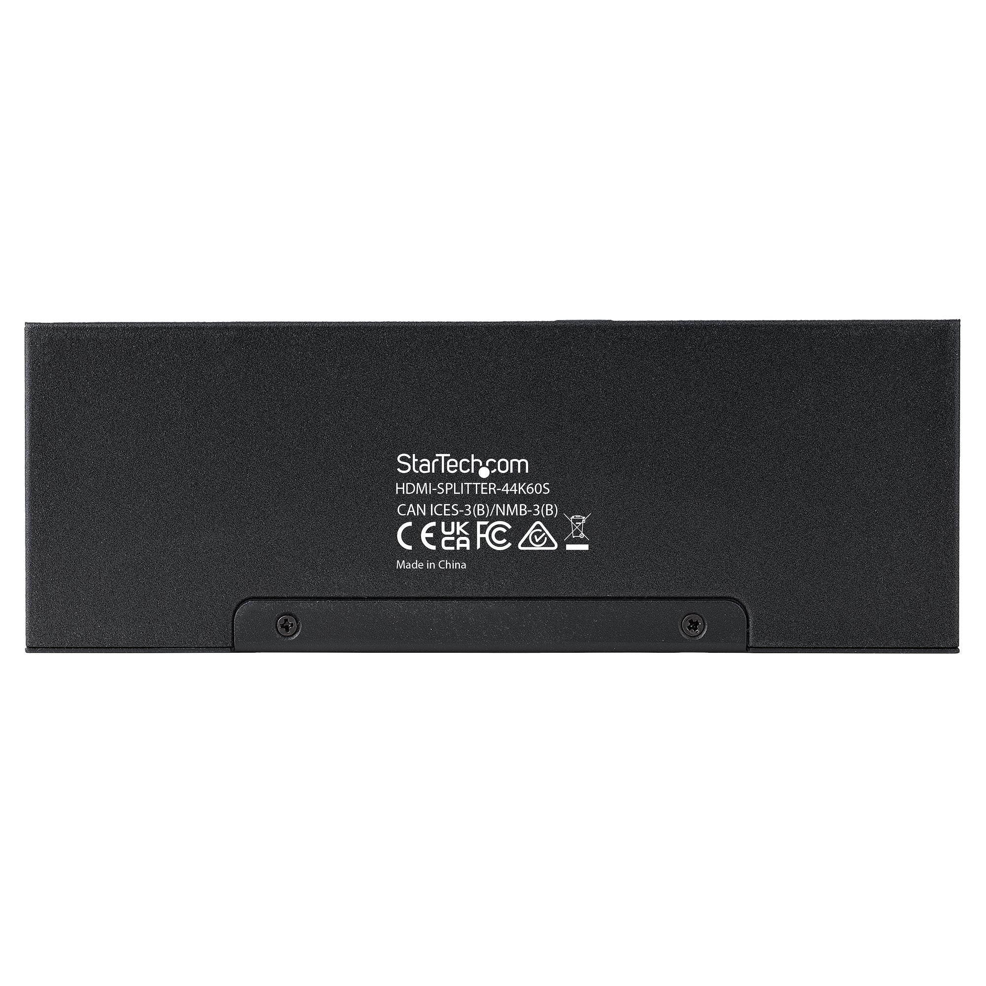 4-Port Hdmi Splitter - 4k 60hz Perp Built-In Scaler