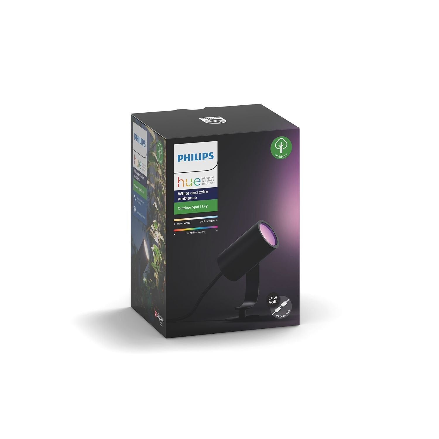 Philips Hue White And Color Ambiance Foco Led 8 W 16 Millones De Colores2200-6500 Knegro, Cromo Mate