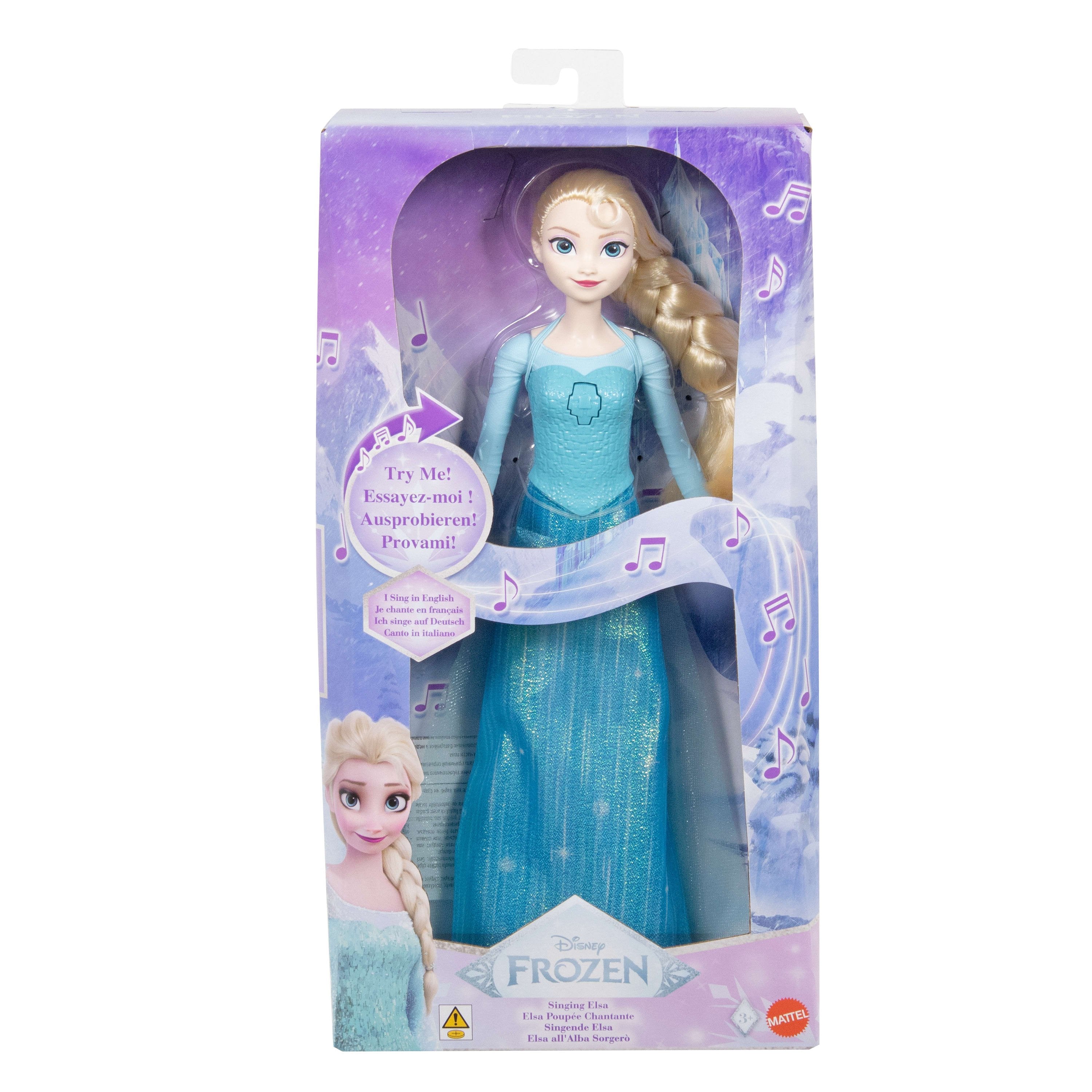 Muñeca Mattel Disney Frozen Cantante Elsa "Let Go Now"   Jdl58