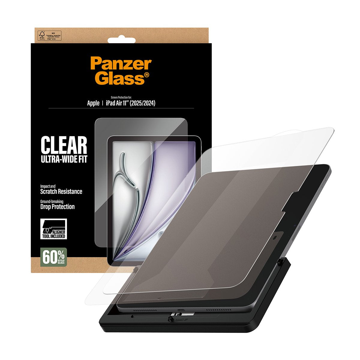 Panzerglass Screen Protector Ipad Air 11" (2024-2025) Ultra-Wide Fit