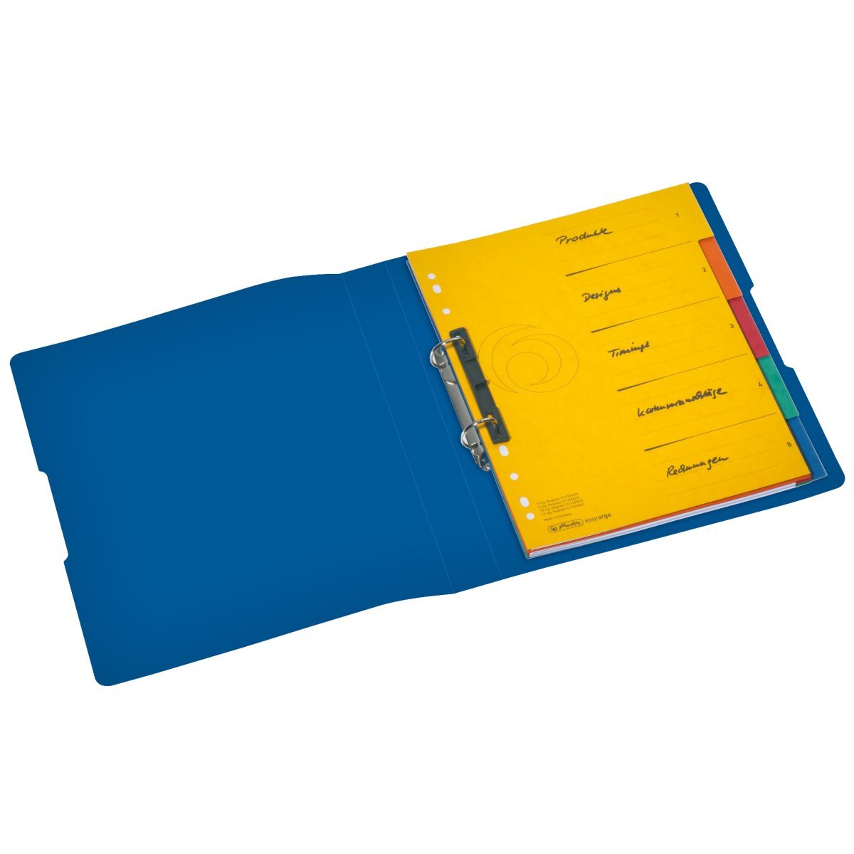 Herlitz Carpeta De Anillas 2-Ringe Din A4 3.8 Cm Azul