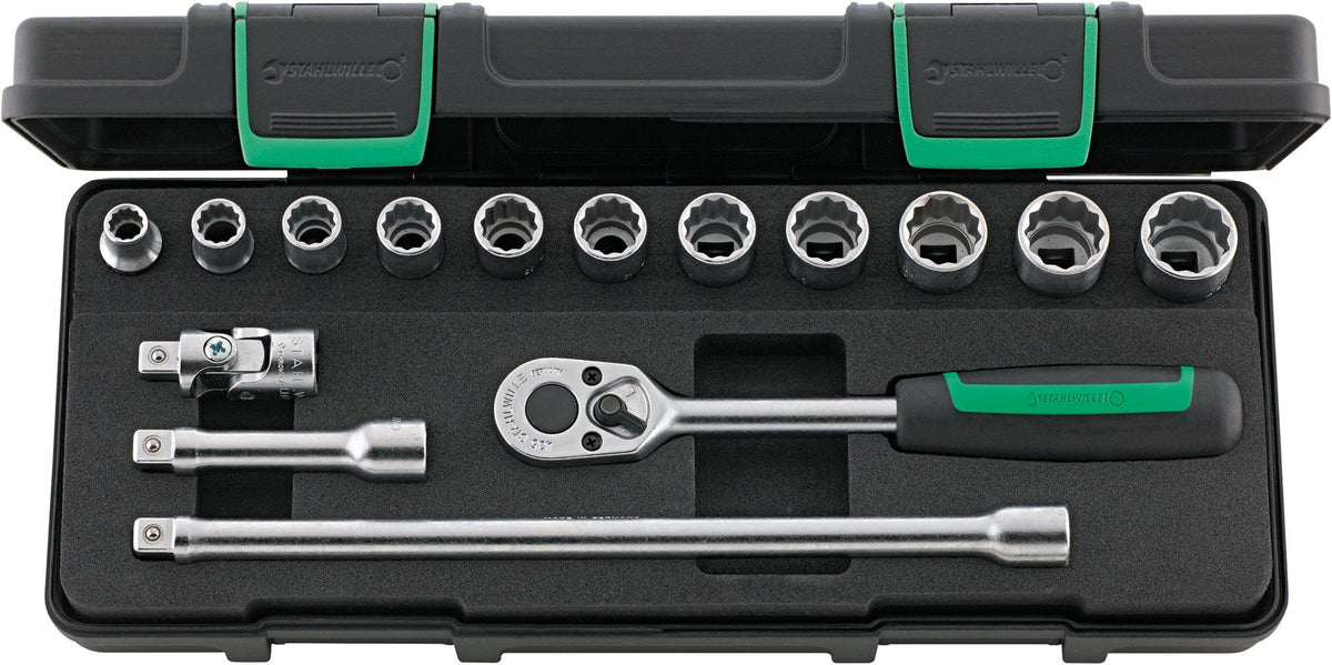 Stahlwille 45/11/4 Kn Juego De Llaves De Vaso 3/8" 96021109
