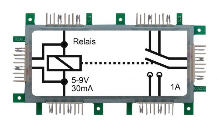Allnet BrickRKnowledge Relais 5-9v 30ma 2x1