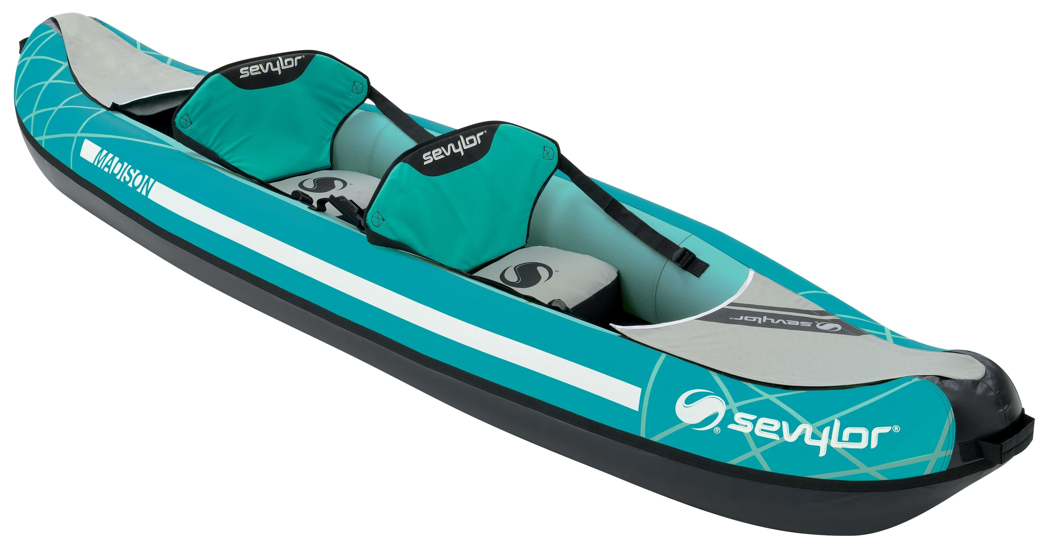Kayak Sevylor Madison, Bote Inflable Verde/Gris, 327 X 93 Cm 2000026699