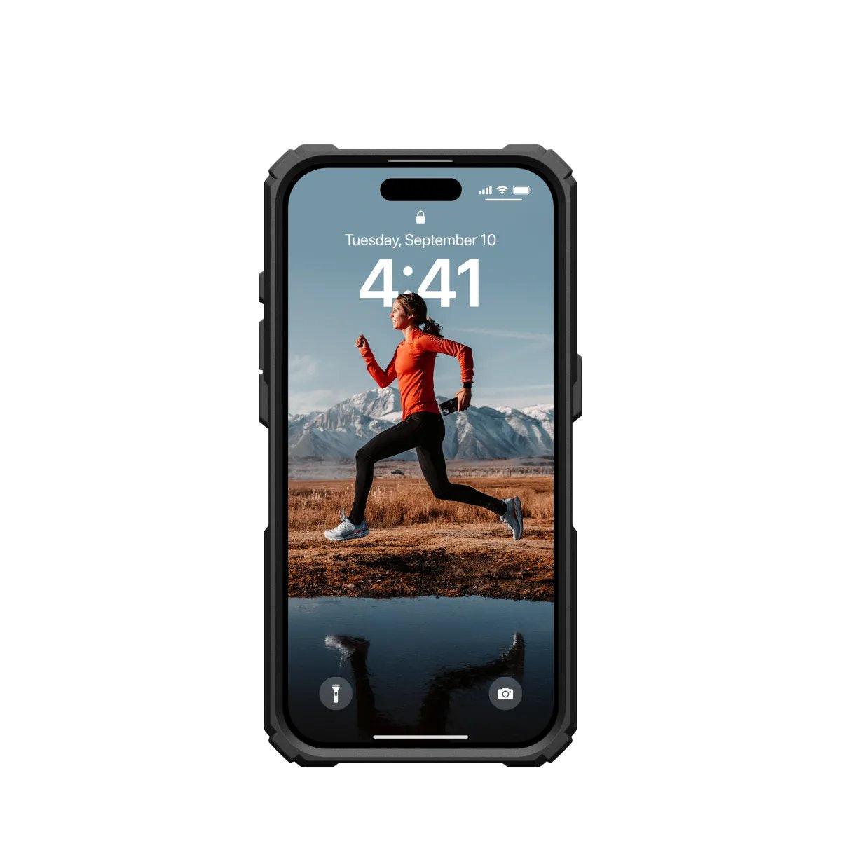 Funda Uag Serie Plasma Xte Magsafe Black Orange Apple Iphone 15 Pro
