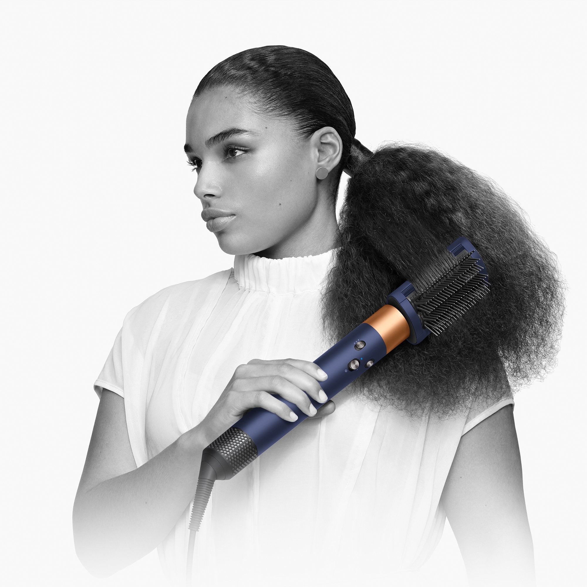 Rizador Y Peinador Dyson Airwrap Complete Long Volumise Azul