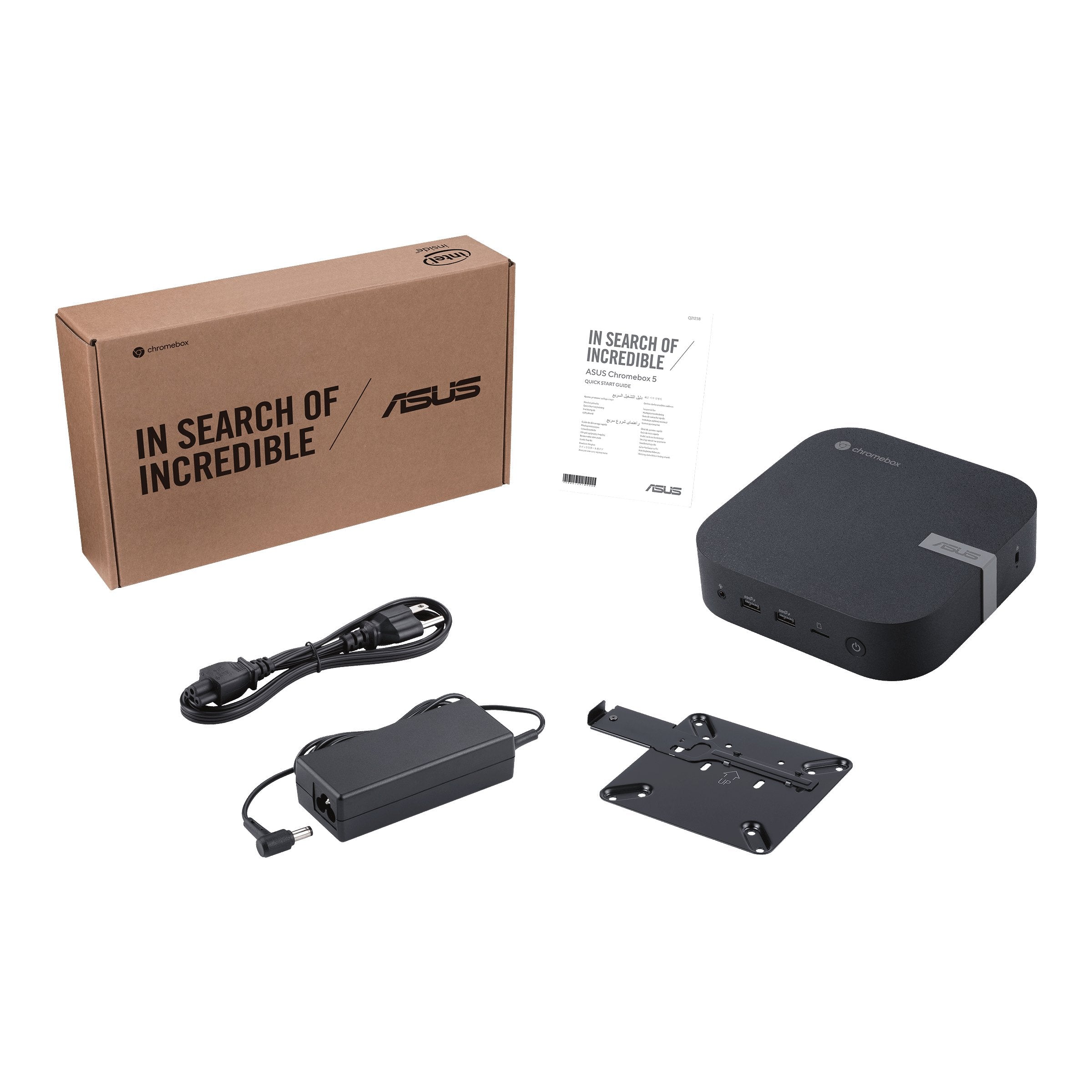 Mini Pc Asus Chromebox 5  I5-1240p 8 Gb Ddr4-Sdram 128 Gb Ssd Chromeos Negro