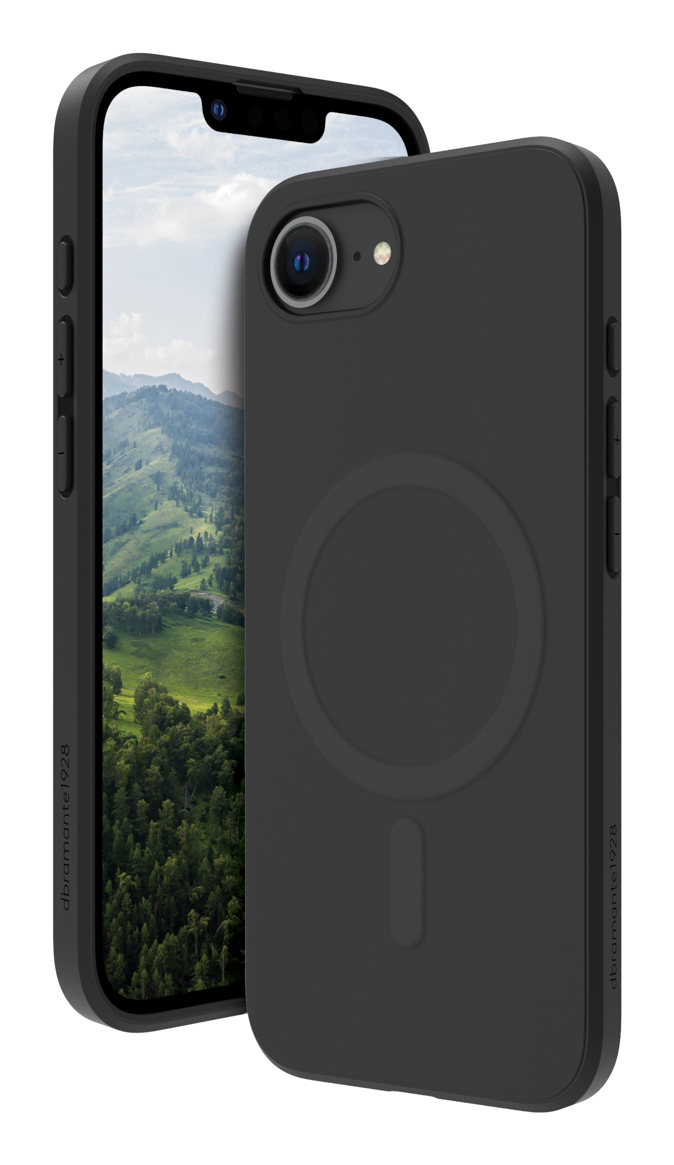 Dbramante1928 Nuuk Pro Ms Carcasa Trasera Para Teléfono Móvil Grueso Compatibilidad Con Magsafe Plástico Negro Para Apple Iphone 16e