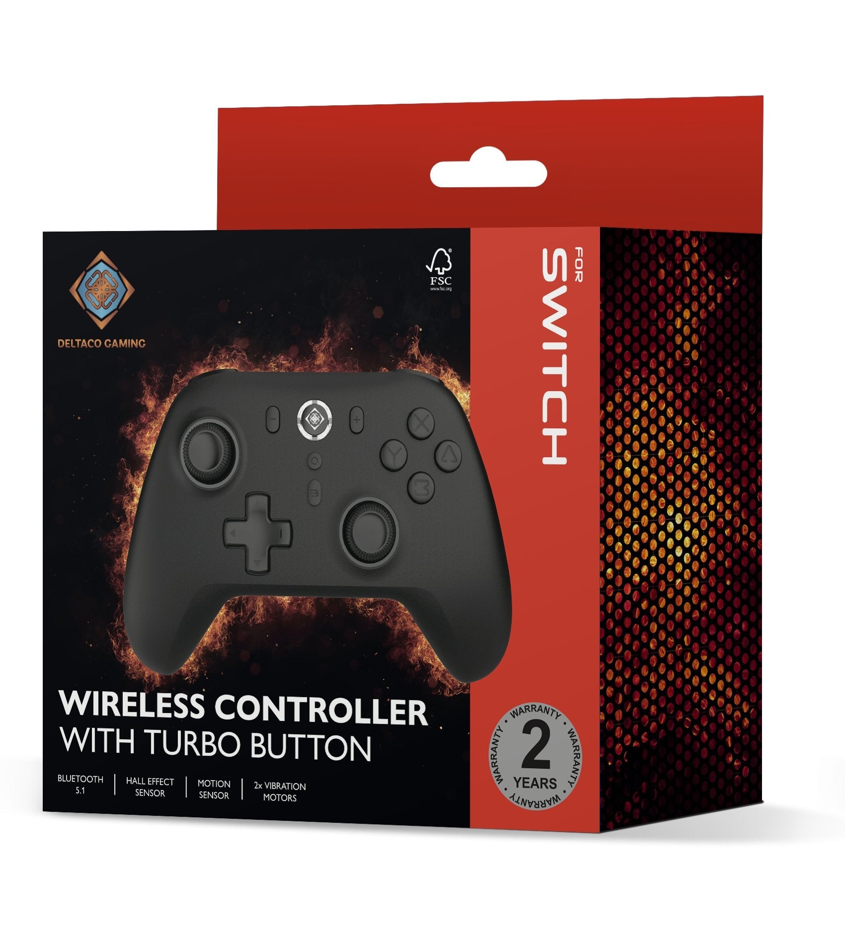 EAN 7333048066886 - Deltaco Gaming GAM-179 mando y volante Negro Bluetooth Palanca de mando Nintendo Switch imagen 8