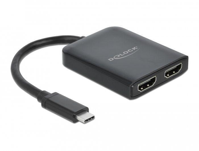 Delock Usb Tipo-C Splitter (Dp Alt Mode) A 2 X Hdmi Mst / Vxp