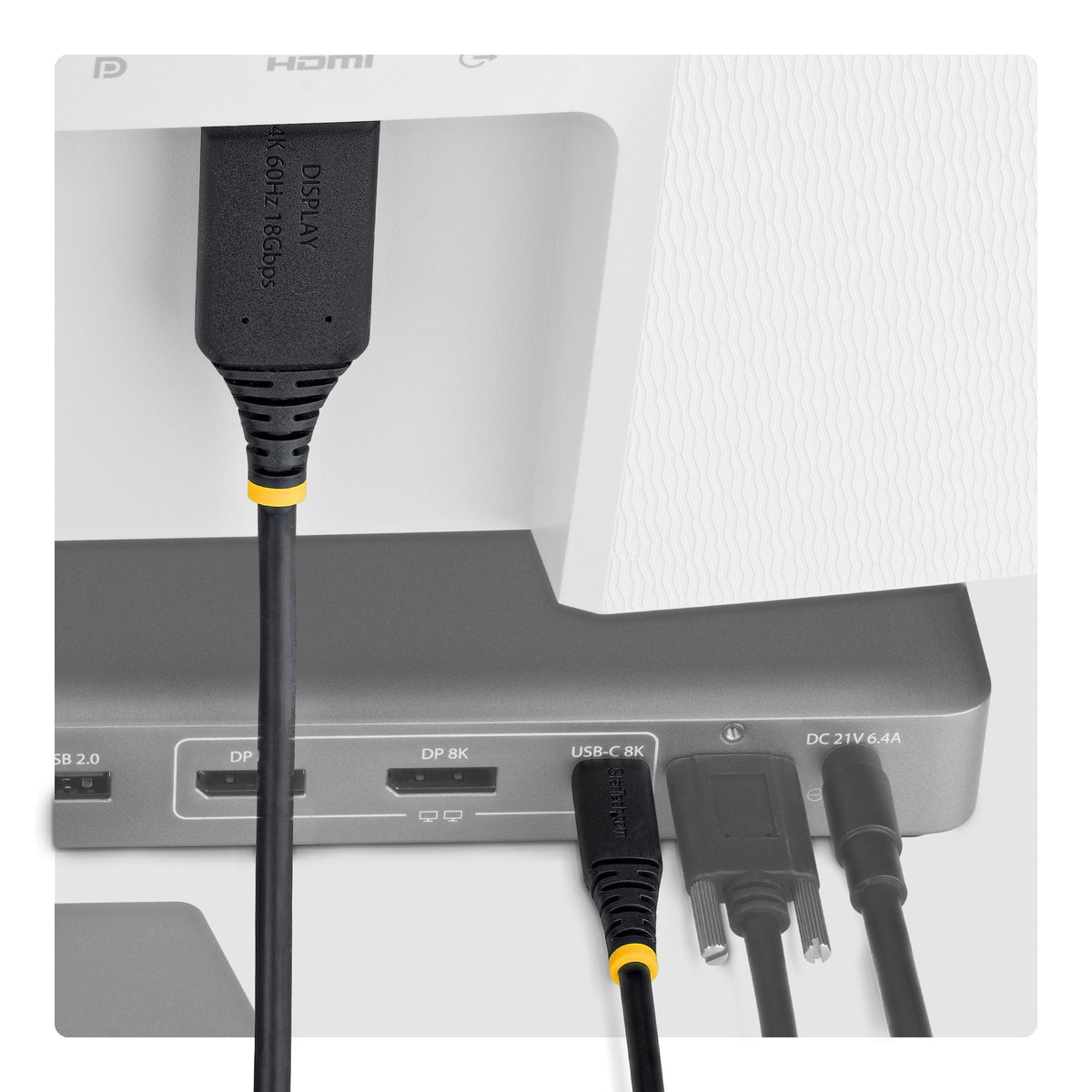 4.5m Usb-C To Hdmi Cable Gripping Hdmi