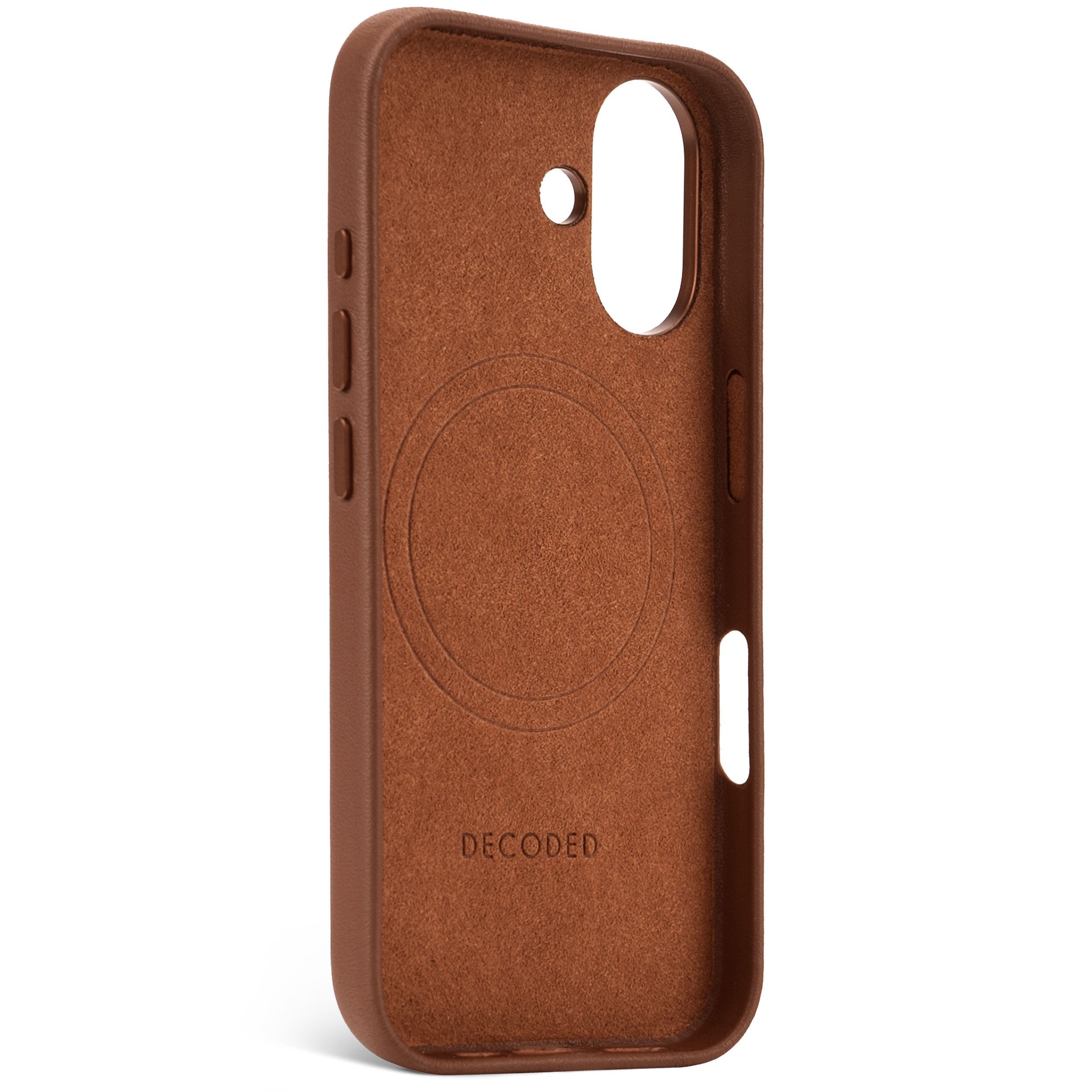 Decoded Leather Case Funda Para Iphone 16 15,5 Cm (6.1") Marrón