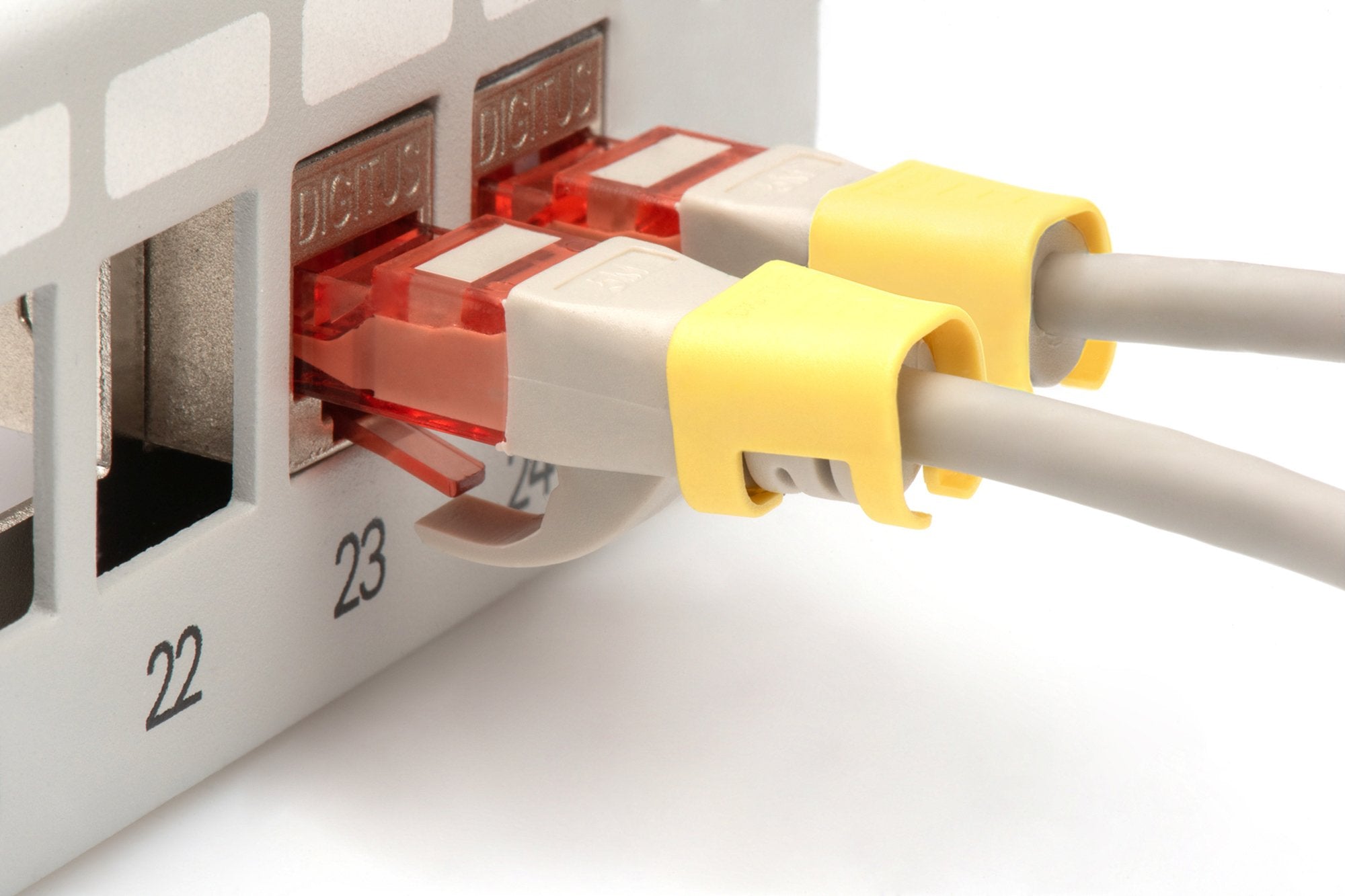 Digitus Farbclips Para Cable De Red Rj45 100 Mück Amarillo
