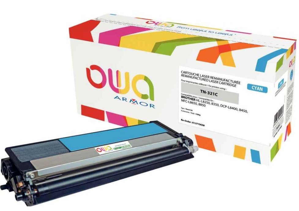 Toner Owa Compatible Con Brother Tn-321c Cyan (1.500 S.)