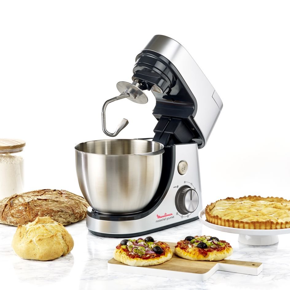 Moulinex Masterchef Gourmet Stand Mixer 4,6l  Silver