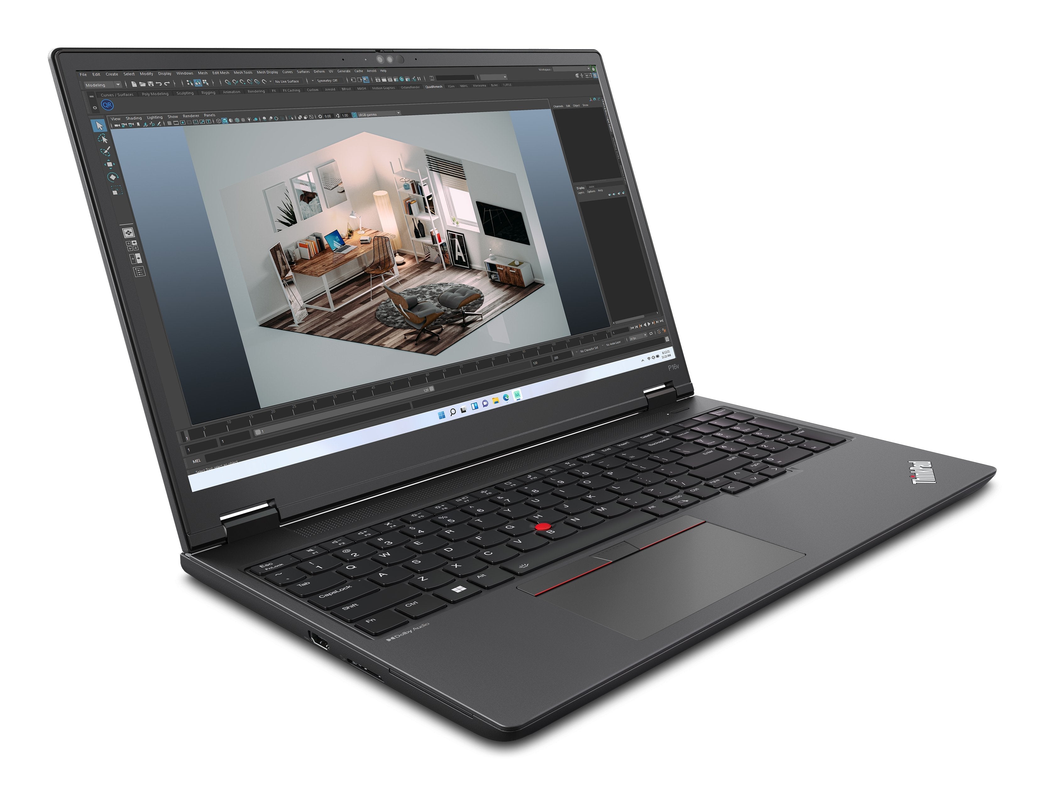 Portátil Lenovo Thinkpad P16v Gen 2 Ultra 7 155h 32gb 1tb Ssd 16" Nvidia Rtx 500 Ada Generation 4gb Gddr6 W11pro 3años Premier Support Upgrade + Co2 Offset