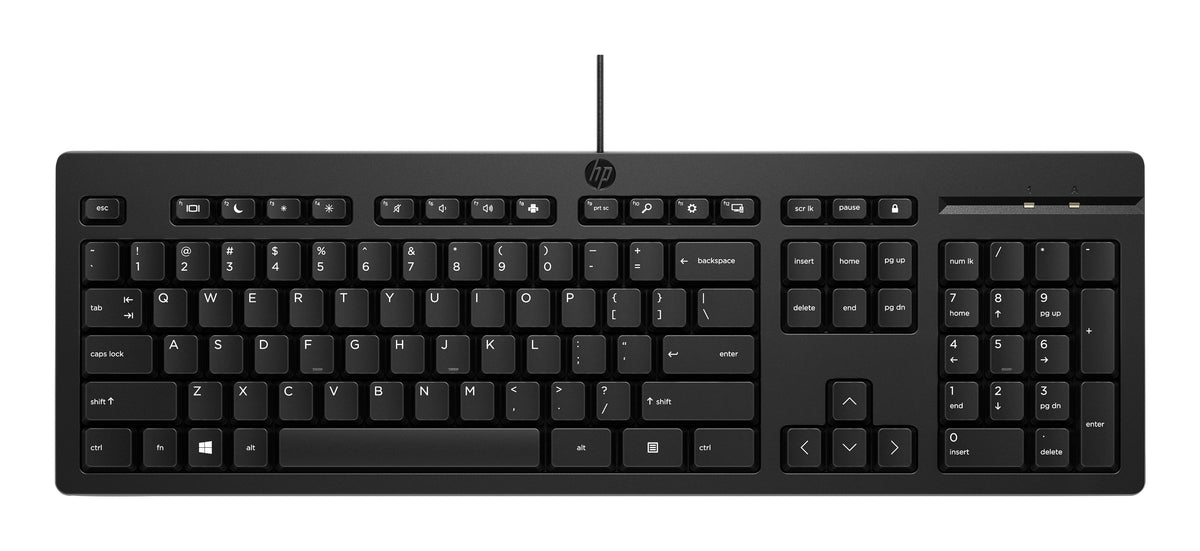 EAN 0198701843689 - HP 125 G2 USB Wired Keyboard teclado Oficina Negro imagen 1