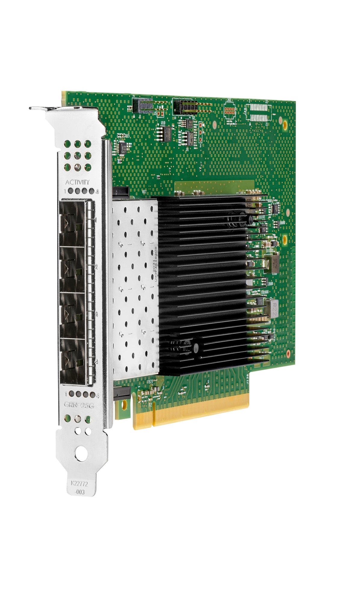 EAN 0190017312521 - HPE Intel E810-XXVDA4 Ethernet 10/25Gb 4-port SFP28 Adapter for imagen 1