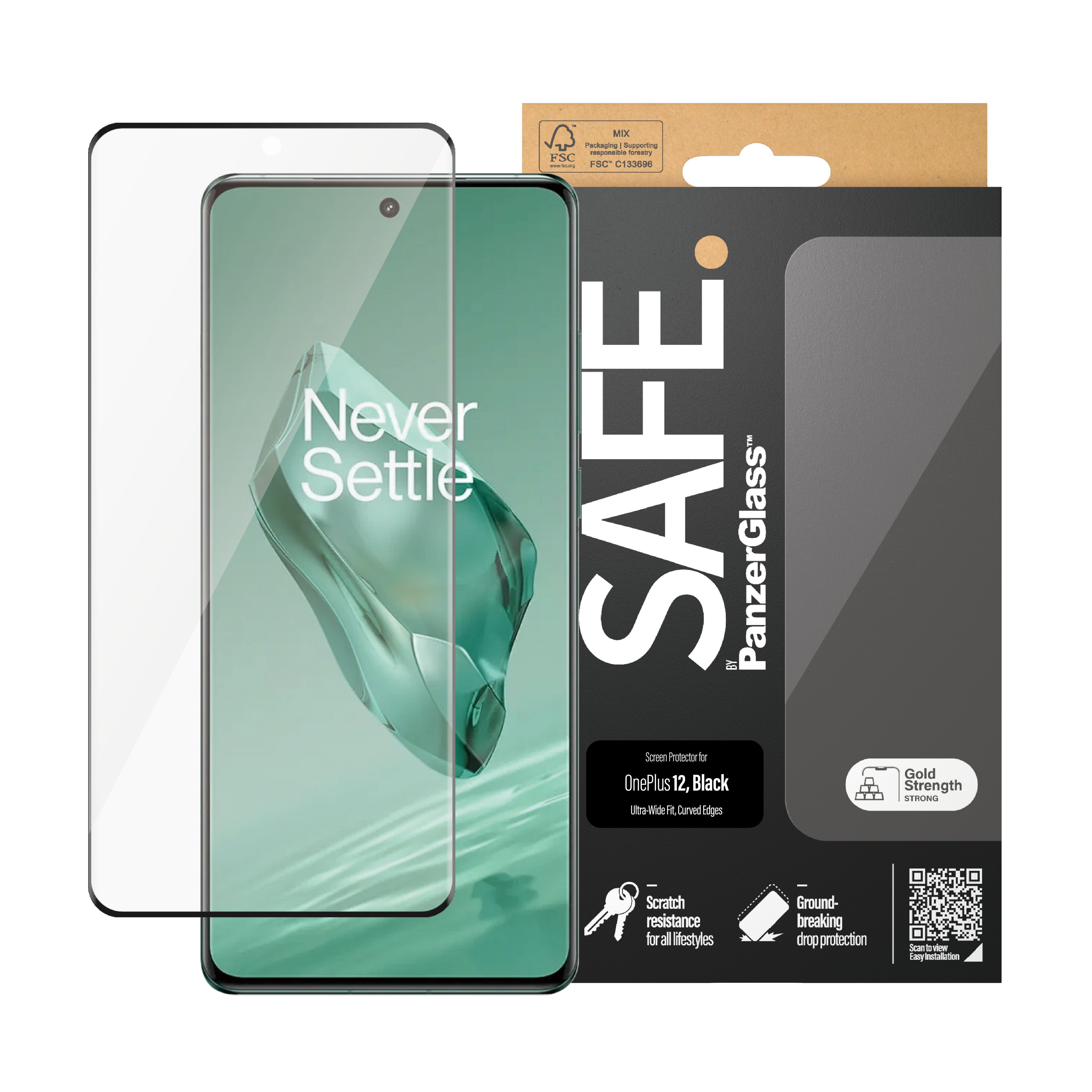 EAN 5711724957116 - PanzerGlass SAFE. by ® Screen Protector OnePlus 12 | Ultra-Wide Fit Protector de pantalla 1 pieza(s) imagen 2