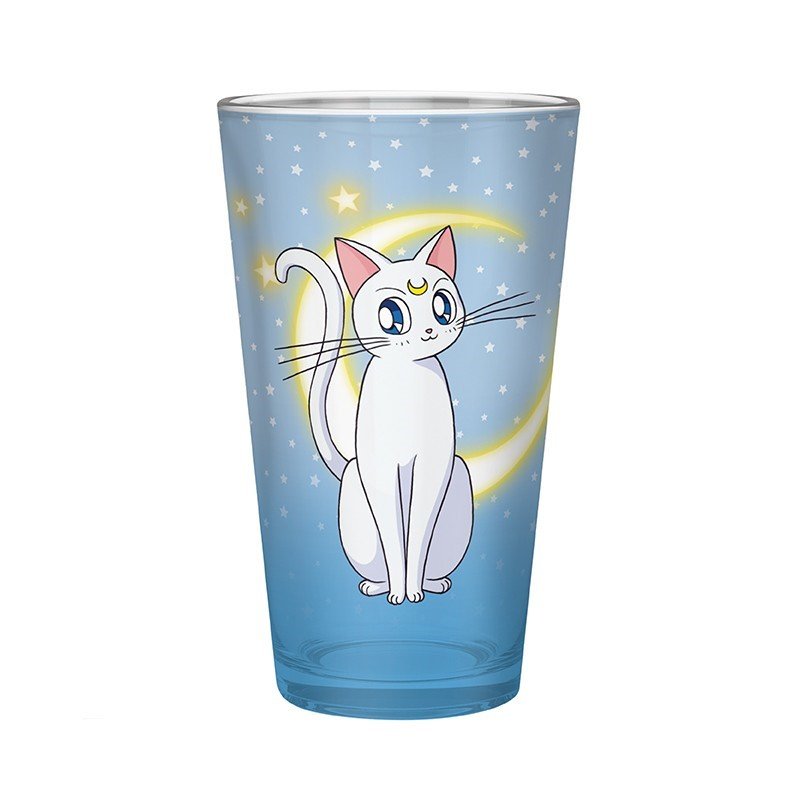 Vaso Grande Abystyle Sailor Moon Luna Y Artemisa 400 Ml