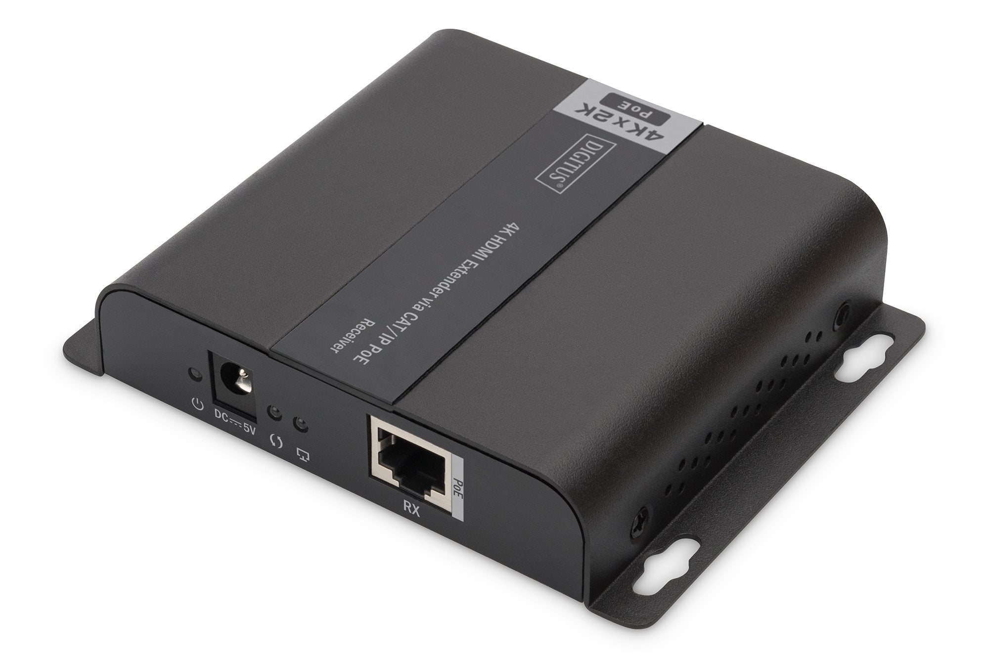 Digitus Set Extensor Hdmi 4k Poe 120m Unidad Receptora Negro